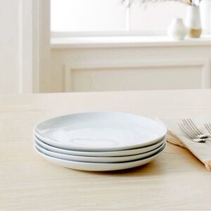 Organic Porcelain Salad Plate Sets of 4